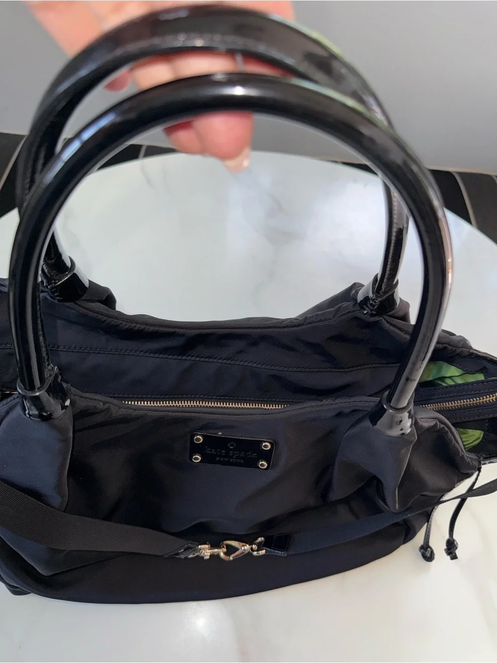 kate spade Black Nylon Tote with Dual Straps